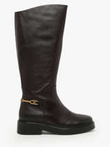 Laarzen Uit Leder Tommy hilfiger Bruin women 8863GR8