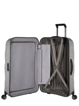 Harde Reiskoffer C-lite Samsonite Zilver c-lite 141370-vue-porte