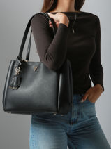 Schoudertas Talent Guess Zwart talent NG966923-vue-porte