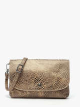 Cross Body Tas Snake Miniprix Bruin snake 19645