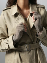 Handschoenen Cachemire Vercors  Etrier Bruin vercors EVER428U-vue-porte