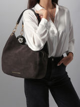 Schoudertas Lillie Michael kors Bruin lillie F3G0LE3S-vue-porte