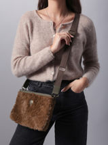 Cross Body Tas Doudou Le voyage en panier Groen doudou AHP253-vue-porte