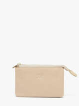 Portemonnee Caviar Leder Crinkles Beige caviar 14538