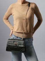 Cross Body Tas Greyson Guess Zwart greyson BG920621-vue-porte