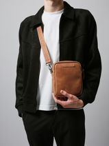 Cross Body Tas M Tolosa Etrier Bruin tolosa ETOL704M-vue-porte
