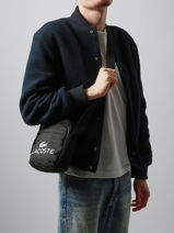 Cross Body Tas Lacoste Zwart zt NU5181ZT-vue-porte