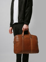 Business Tas Arthur 3 Compartimenten Arthur & aston Bruin johany 5-vue-porte