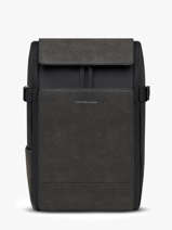 Bali Medium - Rugzak 1 Compartiment Met 16" Laptopvak Kapten and son Zwart bali M