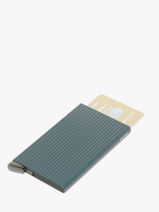 Kaarthouder Fluted Secrid Blauw fluted CFL-vue-porte