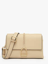Cross Body Tas M Torsade Leder Etrier Beige torsade ETOS169M