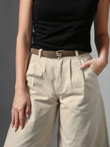 Riem Equestre Croco Etrier Bruin equestre croco EECQ414C-vue-porte