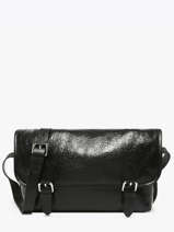 Cross Body Tas Loulou Leder Paul marius Zwart loulou LOULOU