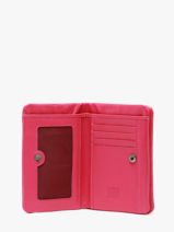Portefeuille Wallet Leder Biba Roze wallet SFM4L-vue-porte