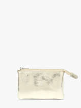 Portemonnee Caviar Leder Crinkles Goud caviar 14538