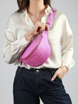 Heuptasje Small Derby Leder Nathan baume Roze n city 25-vue-porte