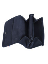 Portemonnee Etincelle Nubuck Leder Etrier Blauw etincelle nubuck EETN650-vue-porte