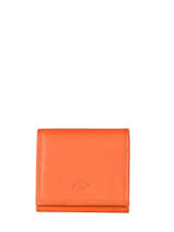 Portemonnee Leder Katana Oranje marina 753047