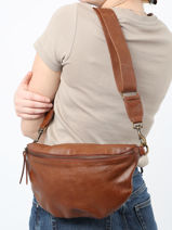 Heuptasje Cow Leder Basilic pepper Bruin cow BCOW54-vue-porte