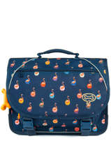 Boekentas 2 Compartimenten Lily Girls Stones and bones Blauw girls G