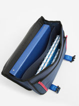 Boekentas 2 Compartimenten Federat. france football Blauw fff 23CX203C-vue-porte