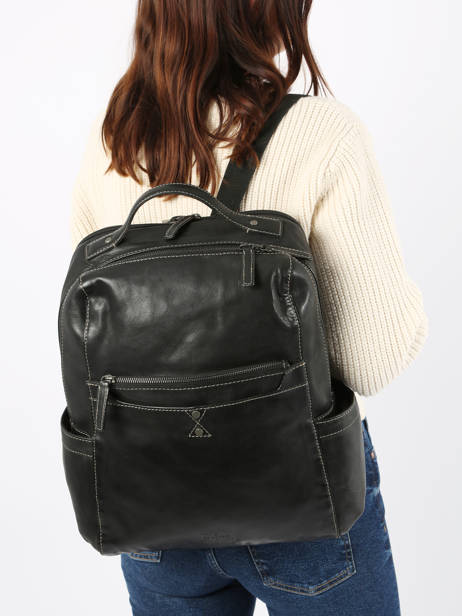Business Rugzak Basilic pepper Zwart traveler BTRA10 ander zicht 1