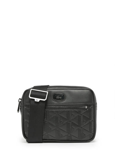Cross Body Tas Lacoste Zwart monogramme NH4401MR