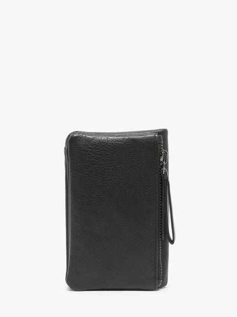 Portefeuille Leder Biba Zwart wallet SFM4L ander zicht 2