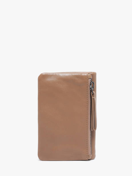 Portefeuille Leder Biba Bruin wallet SFM4L ander zicht 2