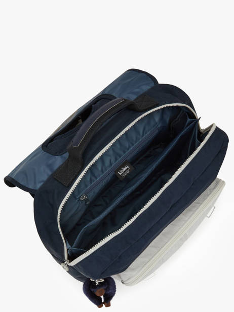 Boekentas 2 Compartimenten Kipling Blauw back to school / pbg PBG21092 ander zicht 3
