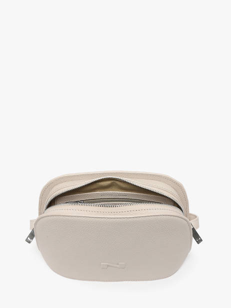 Cross Body Tas Lilou Leder Nathan baume Beige egee 2 ander zicht 3