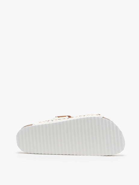 Slippers Fusbett Colors of california Wit women HCBIO406 ander zicht 4