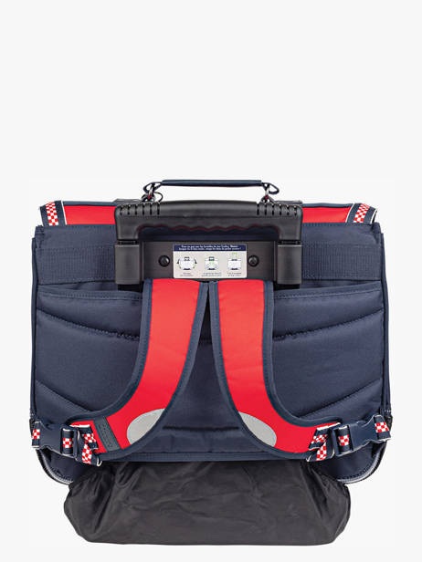 Boekentas Op Wieltjes 2 Compartimenten Tann's Rood les fantaisies g 42125 ander zicht 4