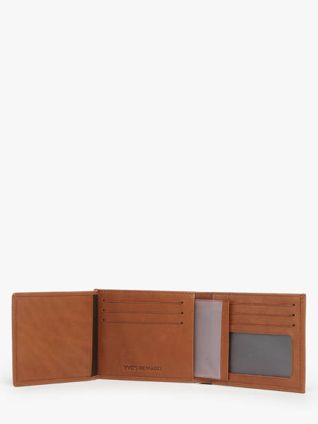 Portefeuille Bovino Leder Yves renard Bruin bovino 1906 ander zicht 2