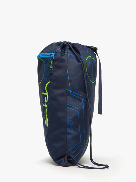 Sporttas Satch Blauw gym bag SPO1 ander zicht 2