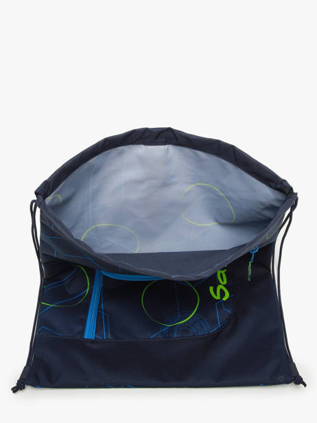 Sporttas Satch Blauw gym bag SPO1 ander zicht 3