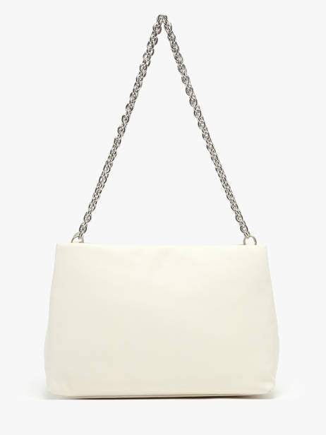 Cross Body Tas Micro Mono Gerecycleerd Polyester Calvin klein jeans Beige micro mono K612227 ander zicht 4