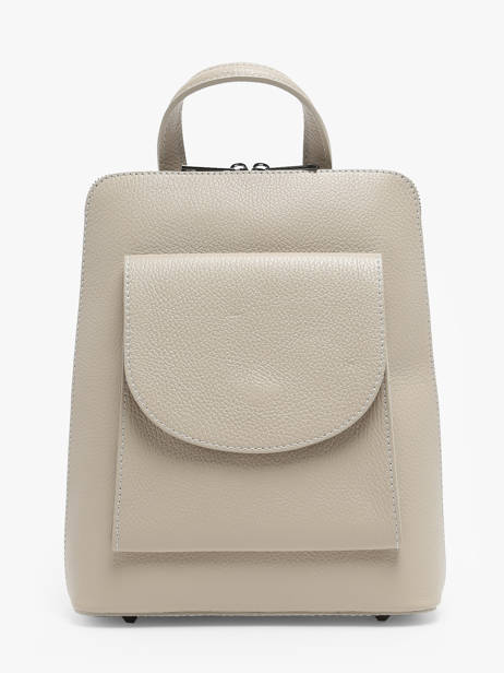 Rugzak /schoudertas Milano Beige caviar CA240615