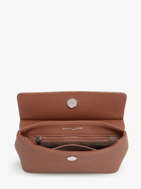 Cross Body Tas Calie Leder Nathan baume Bruin nathan 19 ander zicht 3