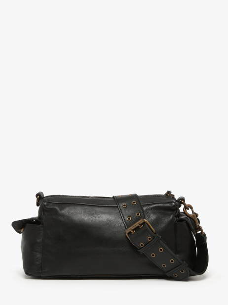 Cross Body Tas Cargo Leder Basilic pepper Zwart cargo BCAR01 ander zicht 4