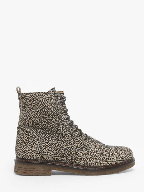 Enkellaarsjes Zag Uit Leder Aliwell Grijs women ZAG