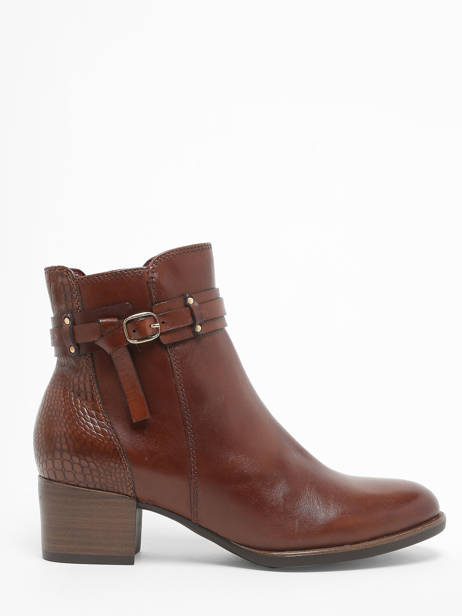 Enkellaarsjes Uit Leder Tamaris Bruin women 43