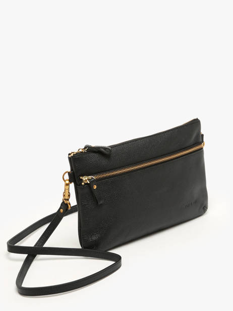 Cross Body Tas Vicky Leder Nat et nin Zwart vintage VICKY ander zicht 2