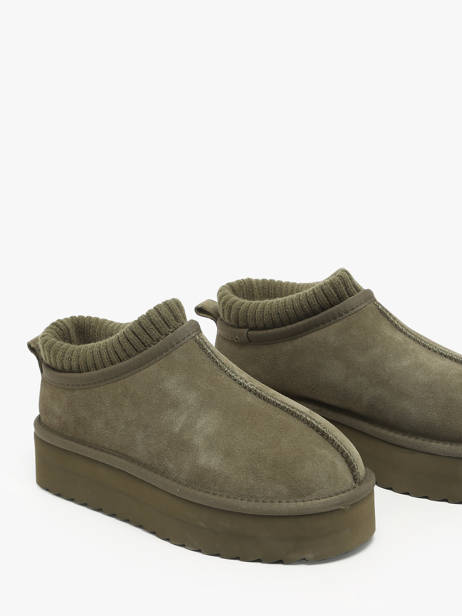 Enkellaarsjes Eggy Platform Colors of california Groen women CYWPLA09 ander zicht 2