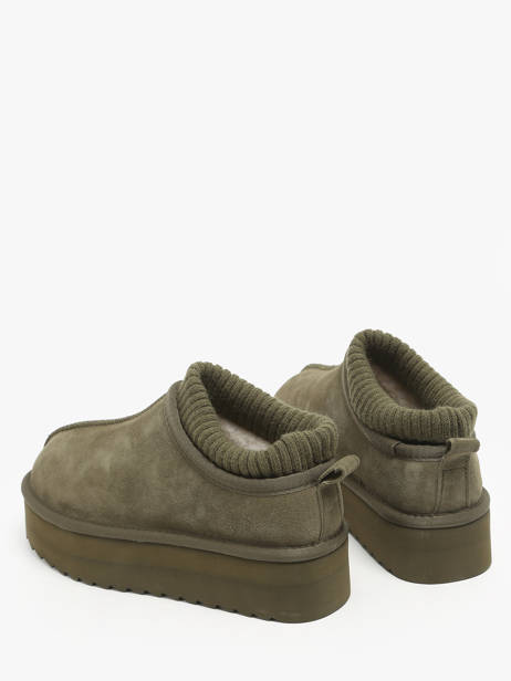 Enkellaarsjes Eggy Platform Colors of california Groen women CYWPLA09 ander zicht 3