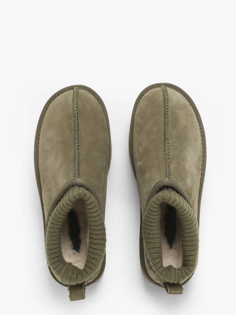 Enkellaarsjes Eggy Platform Colors of california Groen women CYWPLA09 ander zicht 4