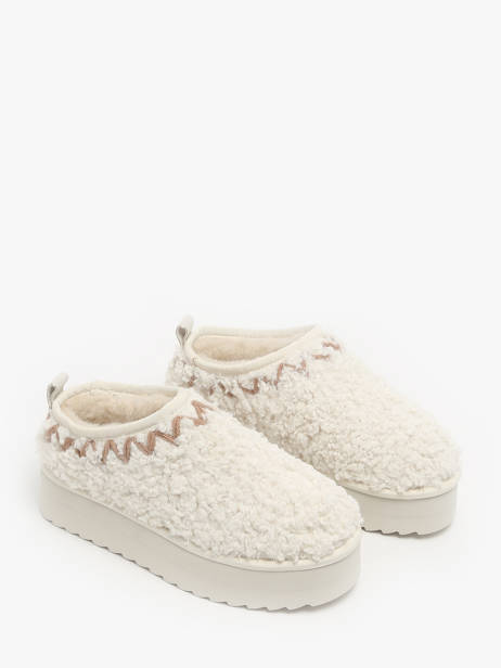 Slippers Eggy Colors of california Wit women CYWPLA06 ander zicht 2