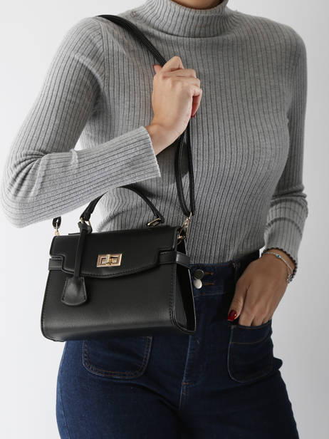 Cross Body Tas Saffiano Miniprix Zwart saffiano HY5434 ander zicht 1