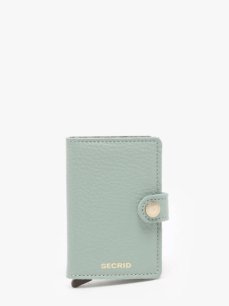 Kaarthouder Leder Secrid Blauw pebble MPE