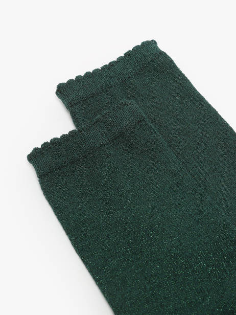 Sokken Pieces Groen socks women 17078534 ander zicht 1